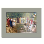 The baptism  - 5 colors Matboard print